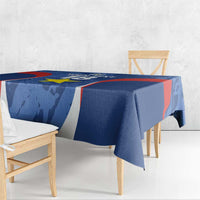 Custom Paraguay Football Tablecloth La Albirroja Pride - Wonder Print Shop