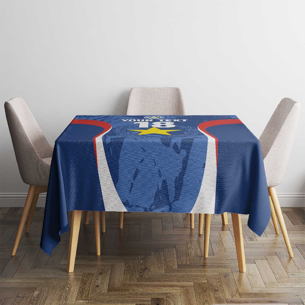 Custom Paraguay Football Tablecloth La Albirroja Pride - Wonder Print Shop