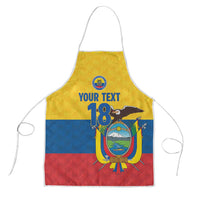 Ecuador Football Custom Apron La Tricolor Pride - Wonder Print Shop