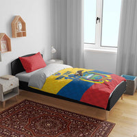 Ecuador Football Custom Bedding Set La Tricolor Pride - Wonder Print Shop