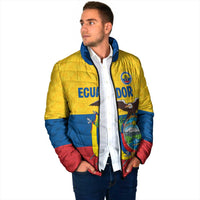 Ecuador Football Custom Padded Jacket La Tricolor Pride - Wonder Print Shop