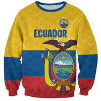 Ecuador Football Custom Sweatshirt La Tricolor Pride - Wonder Print Shop