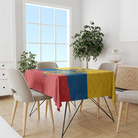 Ecuador Football Custom Tablecloth La Tricolor Pride - Wonder Print Shop