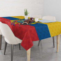 Ecuador Football Custom Tablecloth La Tricolor Pride - Wonder Print Shop