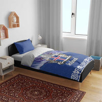 Iceland Bedding Set Icelandic Landscape Northern Lights