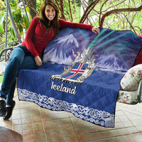 Iceland Quilt Icelandic Landscape Northern Lights