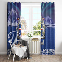 Iceland Window Curtain Icelandic Landscape Northern Lights