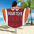 Custom Latvia Football Beach Blanket Latvijas Futbola Izlase