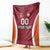 Custom Latvia Football Blanket Latvijas Futbola Izlase