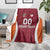 Custom Latvia Football Blanket Latvijas Futbola Izlase