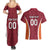 Custom Latvia Football Couples Matching Summer Maxi Dress and Hawaiian Shirt Latvijas Futbola Izlase