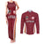 Custom Latvia Football Couples Matching Tank Maxi Dress and Long Sleeve Button Shirt Latvijas Futbola Izlase