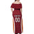 Custom Latvia Football Off Shoulder Maxi Dress Latvijas Futbola Izlase