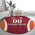 Custom Latvia Football Round Carpet Latvijas Futbola Izlase