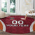 Custom Latvia Football Round Carpet Latvijas Futbola Izlase