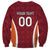 Custom Latvia Football Sweatshirt Latvijas Futbola Izlase