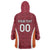 Custom Latvia Football Wearable Blanket Hoodie Latvijas Futbola Izlase