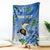 Personalized Estonia Blanket Barn Swallow Cornflower Flower