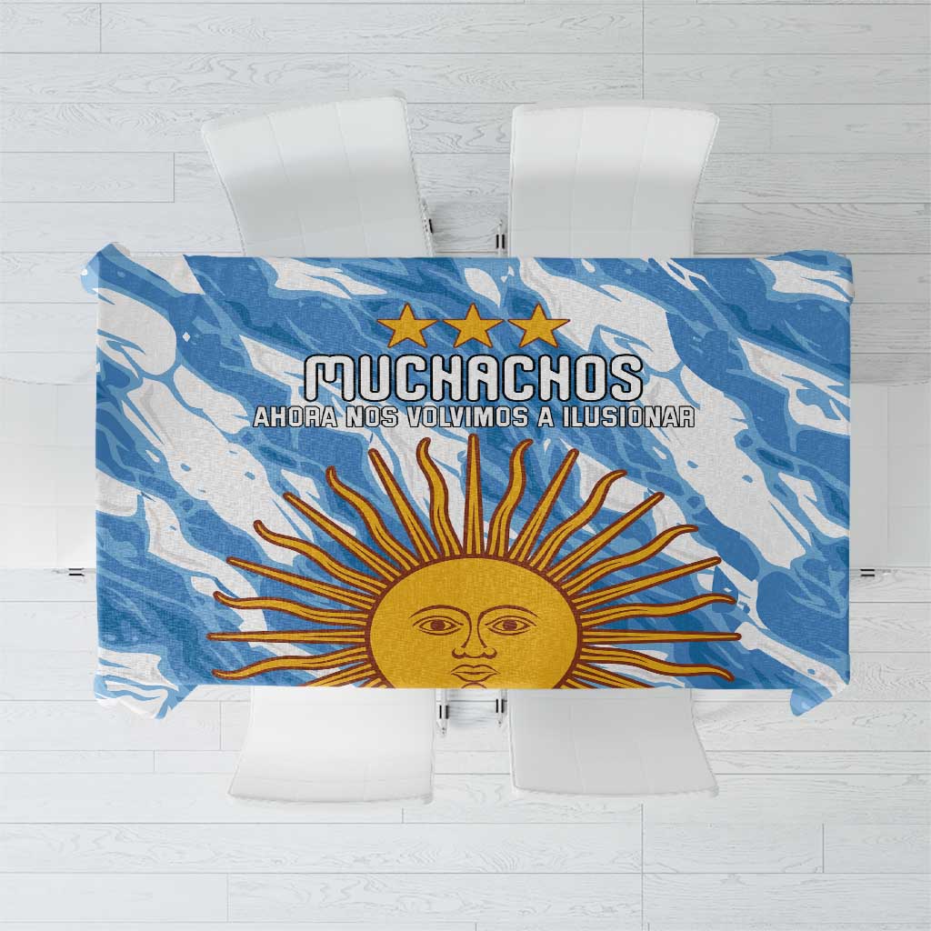 Argentina Football Tablecloth Muchachos, Ahora Nos Volvimos a Ilusionar