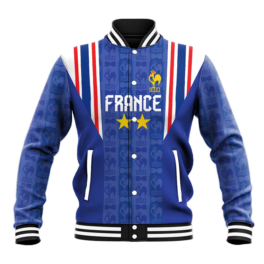 Custom France Football Baseball Jacket Les Bleus Glory Road to 2026