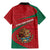 Mexico Coat Of Arms Family Matching Mermaid Dress and Hawaiian Shirt With Folk Pattern