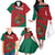 Mexico Coat Of Arms Family Matching Off The Shoulder Long Sleeve Dress and Hawaiian Shirt With Folk Pattern