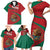 Mexico Coat Of Arms Family Matching Short Sleeve Bodycon Dress and Hawaiian Shirt With Folk Pattern