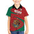 Mexico Coat Of Arms Family Matching Short Sleeve Bodycon Dress and Hawaiian Shirt With Folk Pattern