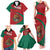 Mexico Coat Of Arms Family Matching Tank Maxi Dress and Hawaiian Shirt With Folk Pattern