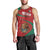 Mexico Coat Of Arms Men Tank Top With Folk Pattern - Wonder Print Shop