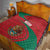 Mexico Coat Of Arms Quilt With Folk Pattern