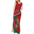 Mexico Coat Of Arms Tank Maxi Dress With Folk Pattern