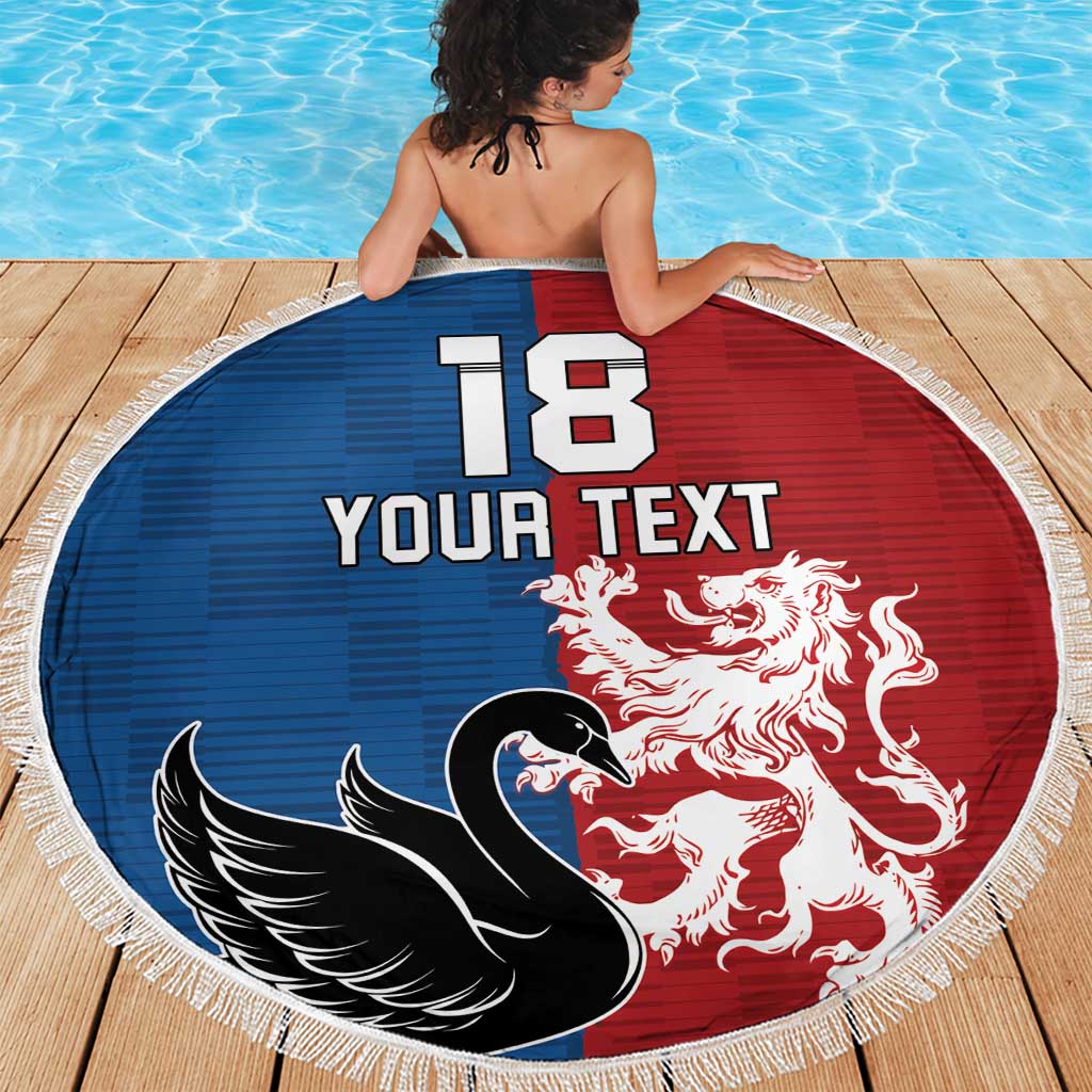 Custom British Lions Western Force Beach Blanket Unique Style - Wonder Print Shop