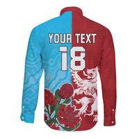Custom British Lions Waratahs Long Sleeve Button Shirt Unique Style - Wonder Print Shop