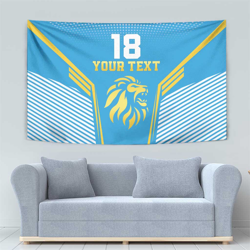 Custom Saint Lucia Kings Cricket Tapestry Beinspired Go Champion - Wonder Print Shop