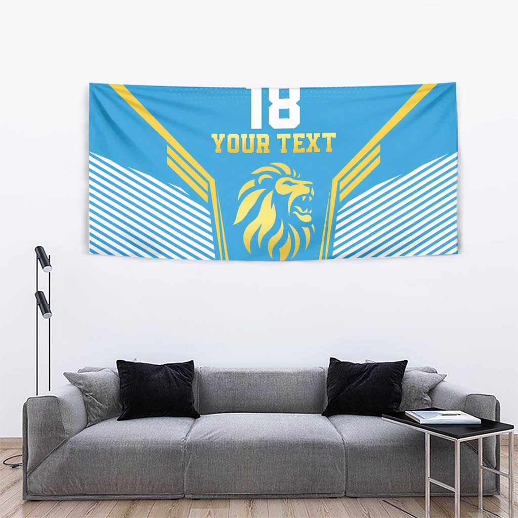 Custom Saint Lucia Kings Cricket Tapestry Beinspired Go Champion - Wonder Print Shop