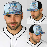 Cayman Islands 345 Baseball Net Cap Watercolor Turtle - Wonder Print Shop