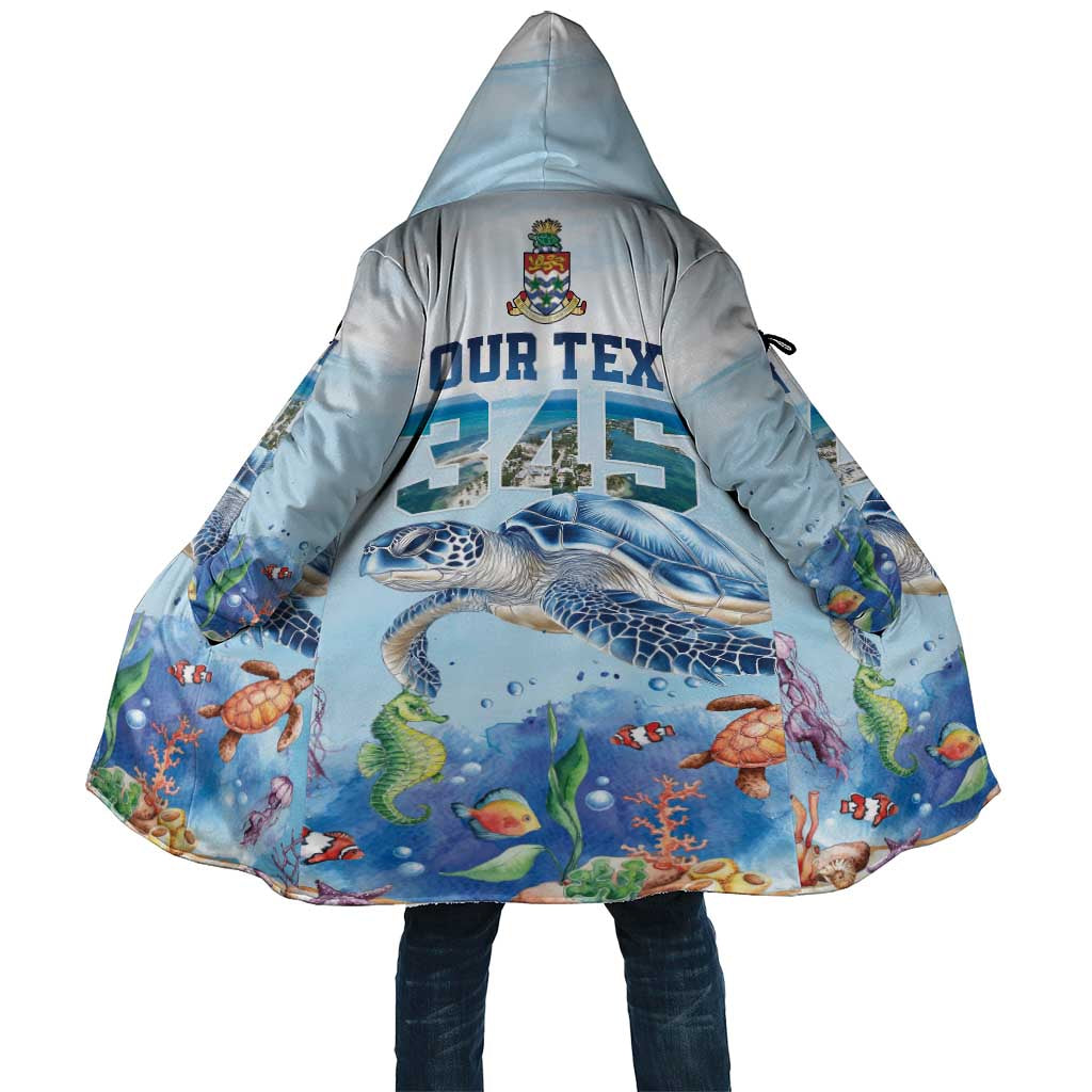 Personalized Cayman Islands 345 Cloak Watercolor Turtle - Wonder Print Shop