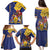 Barbados Coat Of Arms Family Matching Puletasi and Hawaiian Shirt With Dwarf Poinciana Flowers - Wonder Print Shop