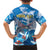 Personalized Barbados Fish Flying Hawaiian Shirt With Stormy Sea Wave - Wonder Print Shop