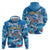 Personalized Barbados Fish Flying Hoodie With Stormy Sea Wave - Wonder Print Shop