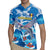 Personalized Barbados Fish Flying Rugby Jersey With Stormy Sea Wave - Wonder Print Shop