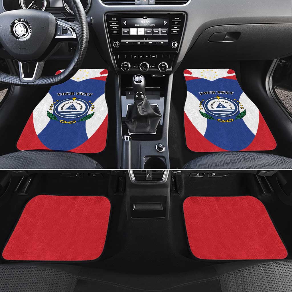 Personalized Cape Verde Coat Of Arms Car Mats Sport Style - Wonder Print Shop