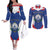 Personalized Cape Verde Coat Of Arms Couples Matching Off The Shoulder Long Sleeve Dress and Long Sleeve Button Shirt Sport Style