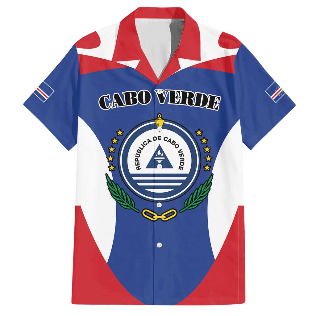 Personalized Cape Verde Coat Of Arms Hawaiian Shirt Sport Style - Wonder Print Shop