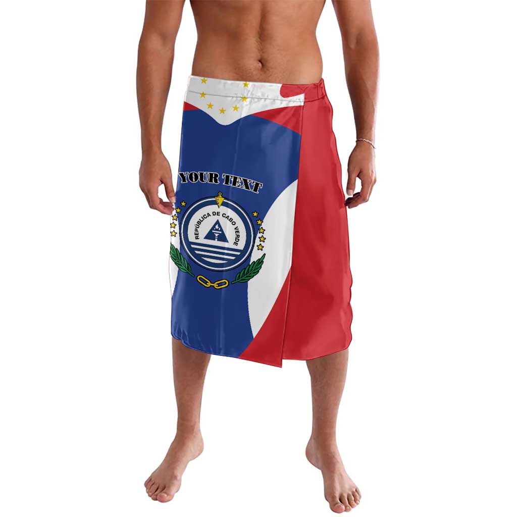 Front view flag-print sport shorts with large circular coat of arms