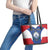 Personalized Cape Verde Coat Of Arms Leather Tote Bag Sport Style - Wonder Print Shop