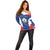 Personalized Cape Verde Coat Of Arms Off Shoulder Sweater Sport Style - Wonder Print Shop