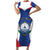 Personalized Cape Verde Coat Of Arms Short Sleeve Bodycon Dress Sport Style - Wonder Print Shop