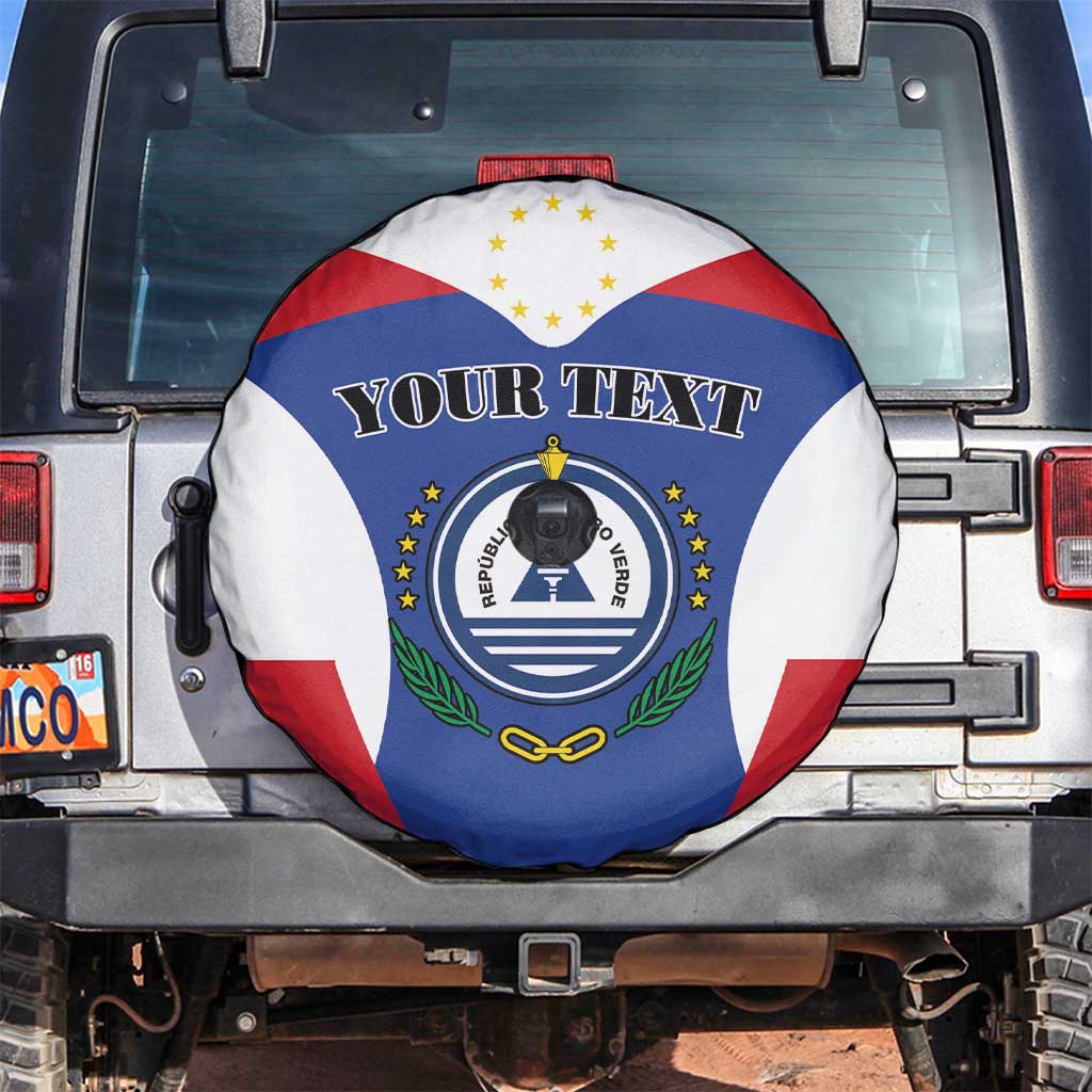 Personalized Cape Verde Coat Of Arms Spare Tire Cover Sport Style - Wonder Print Shop